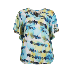 Ofelia Wenona Blouse - Blue Combi